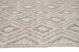 6' X 9' Natural Geometric Handmade Area Rug - Homeroots - Flyclothing LLC