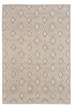 9' X 13' Tan Gray Diamond Lattice Modern Area Rug - Homeroots - Flyclothing LLC