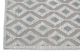 5' X 7' Gray and Ivory Geometric Handmade Area Rug - Homeroots - Flyclothing LLC