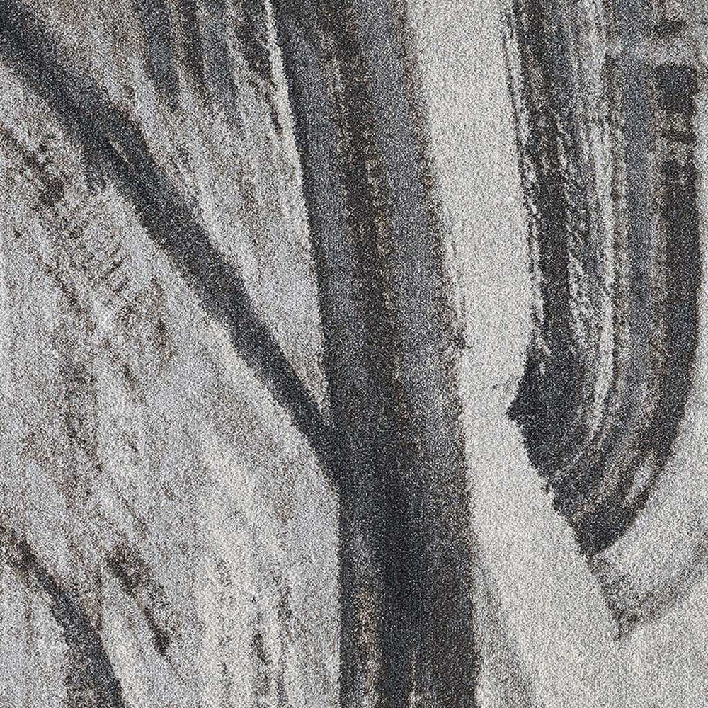 7' X 10' Gray and Ivory Abstract Area Rug - Homeroots - Flyclothing LLC