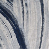 5' X 8' Ivory and Blue Abstract Area Rug - Homeroots - Flyclothing LLC