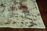 8' X 11' Ivory Abstract Area Rug - Homeroots - Flyclothing LLC