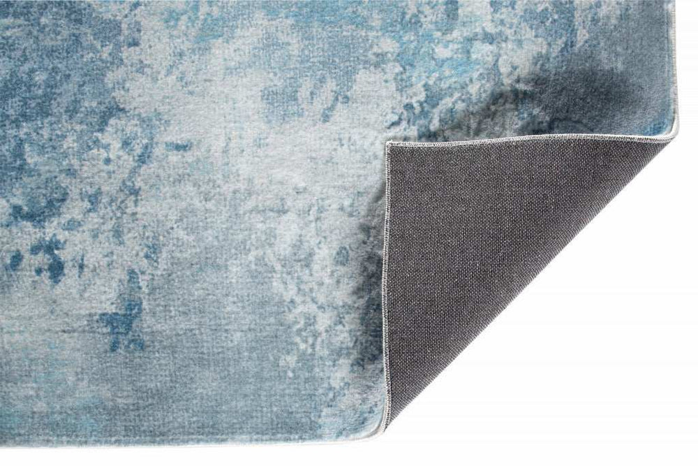 6' X 9' Blue Abstract Area Rug - Homeroots - Flyclothing LLC