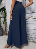 Tied High Waist Wide Leg Pants - Trendsi - Flyclothing LLC