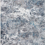 6' X 9' Blue and Gray Abstract Area Rug - Homeroots - Flyclothing LLC