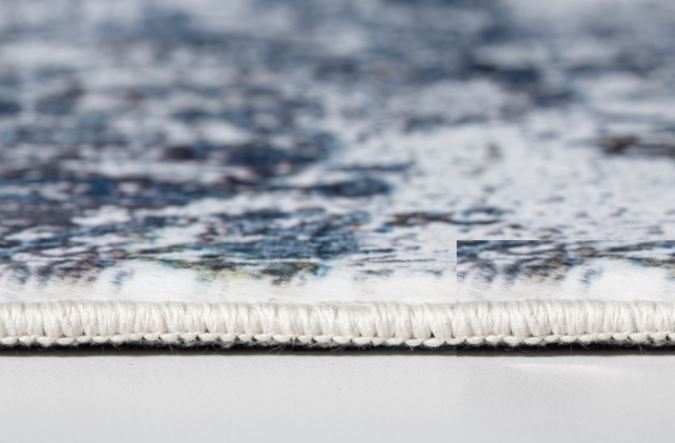 6' X 9' Blue and Gray Abstract Area Rug - Homeroots - Flyclothing LLC