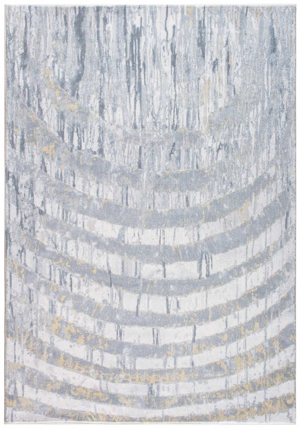 6' X 9' Gray Abstract Area Rug - Homeroots - Flyclothing LLC