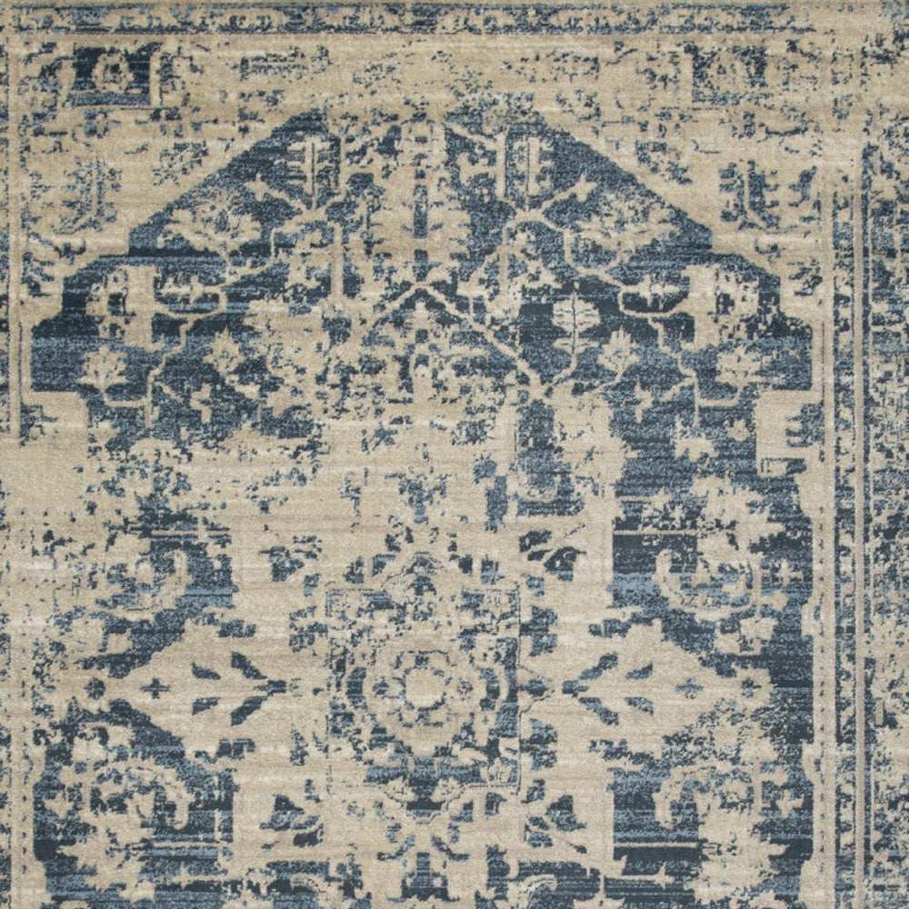 5' X 8' Ivory Oriental Area Rug - Homeroots - Flyclothing LLC