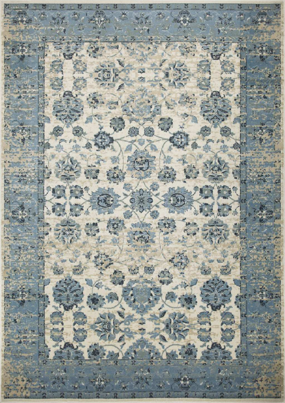8' X 11' Ivory Oriental Area Rug - Homeroots - Flyclothing LLC