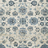 8' Ivory Round Oriental Area Rug - Homeroots - Flyclothing LLC