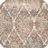 8' Ivory Round Oriental Area Rug - Homeroots - Flyclothing LLC