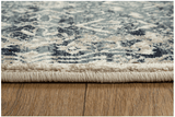 5' X 8' Ivory and Blue Oriental Area Rug - Homeroots - Flyclothing LLC