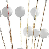 62" Golden Chrome Contemporary Multi Light LED Floor Lamp - Homeroots - Flyclothing LLC