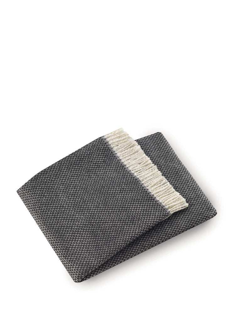 Soft Dark Gray Links Pattern Throw Blanket - Homeroots - Flyclothing LLC