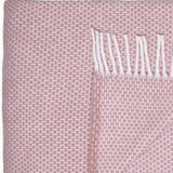 Soft Dusty Rose Links Pattern Throw Blanket - Homeroots - Flyclothing LLC