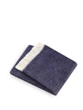 Soft Navy Blue Links Pattern Throw Blanket - Homeroots - Flyclothing LLC