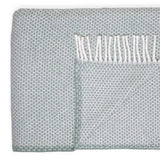 Soft Sage Links Pattern Throw Blanket - Homeroots - Flyclothing LLC
