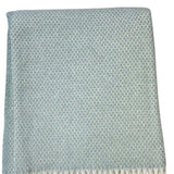 Soft Sky Blue Links Pattern Throw Blanket - Homeroots - Flyclothing LLC
