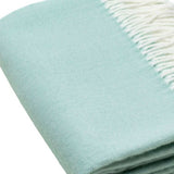 Green Woven Acrylic Herringbone Plush Reversable Throw - Homeroots - Flyclothing LLC