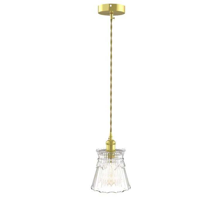 Kitchen Island Cylinder Glass Edison Bulb Dimmable Ceiling Light With Clear Shades - Homeroots - Flyclothing LLC