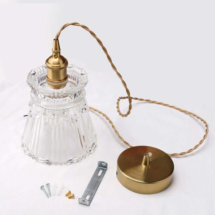 Kitchen Island Cylinder Glass Edison Bulb Dimmable Ceiling Light With Clear Shades - Homeroots - Flyclothing LLC