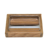 Traditional Solid Teak Vanity Soap Dish - Homeroots - Flyclothing LLC