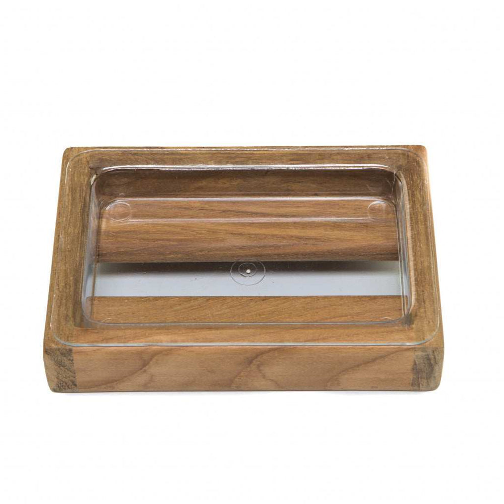Traditional Solid Teak Wall Mount Soap Dish - Homeroots - Flyclothing LLC