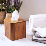 Designer Genuine Teak Tissue Box Cover - Homeroots - Flyclothing LLC