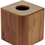 Designer Genuine Teak Tissue Box Cover - Homeroots - Flyclothing LLC