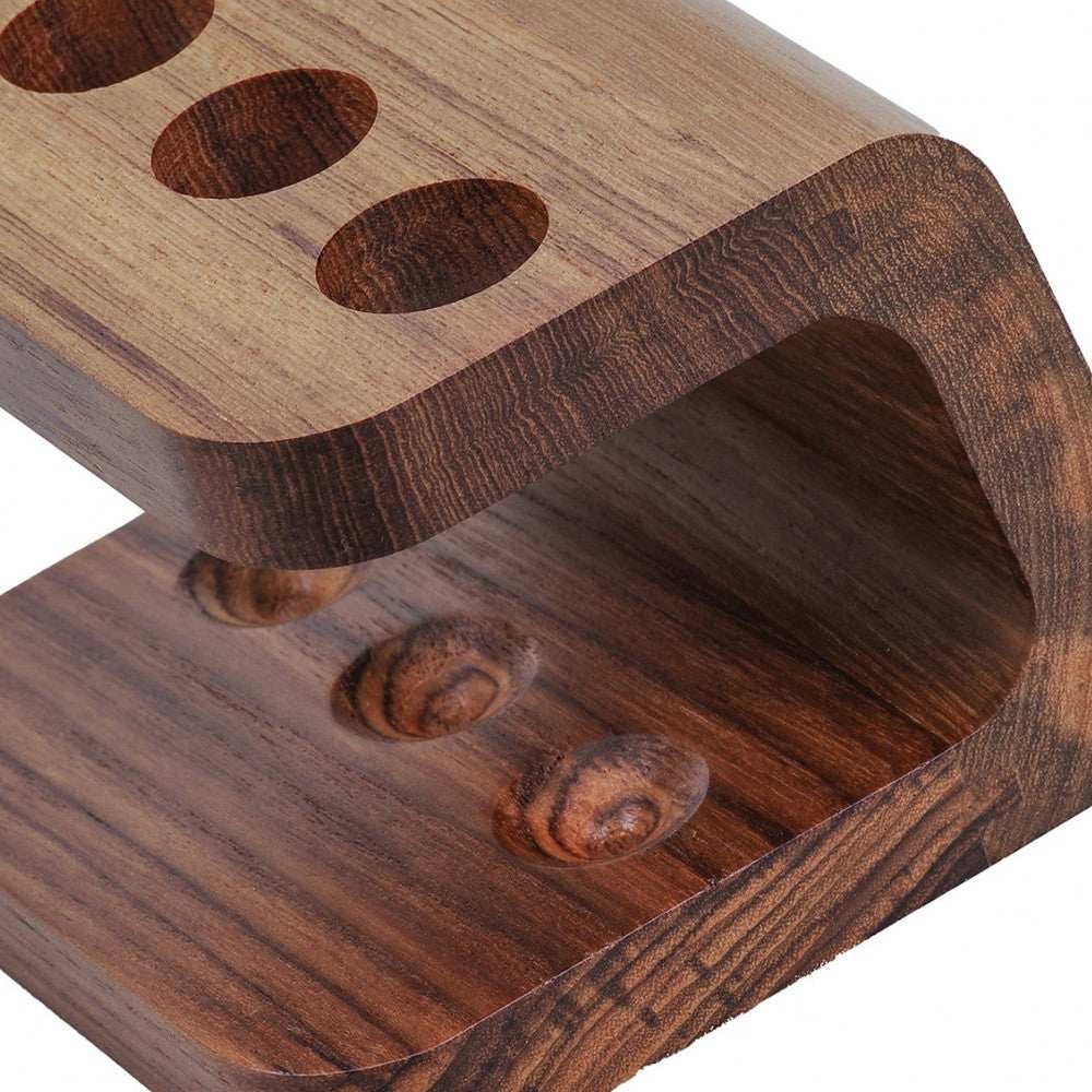 Designer Genuine Teak Toothbrush Holder - Homeroots - Flyclothing LLC