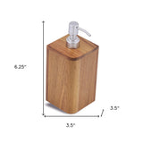 Designer Genuine Teak Soap Dispenser - Homeroots - Flyclothing LLC