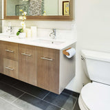 Traditional Solid Teak Wall Mount Toilet Paper Holder - Homeroots - Flyclothing LLC