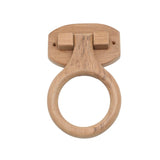 Traditional Solid Teak Heavy Duty Towel Ring - Homeroots - Flyclothing LLC