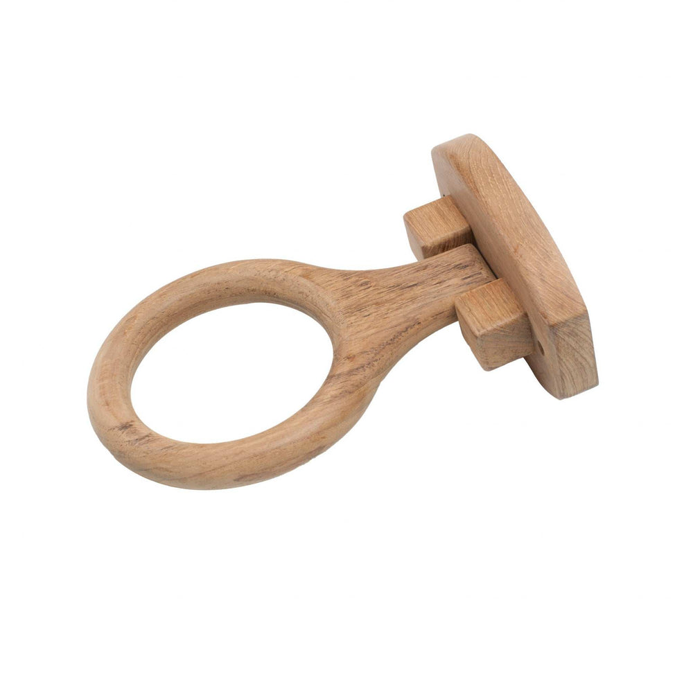 Traditional Solid Teak Heavy Duty Towel Ring - Homeroots - Flyclothing LLC