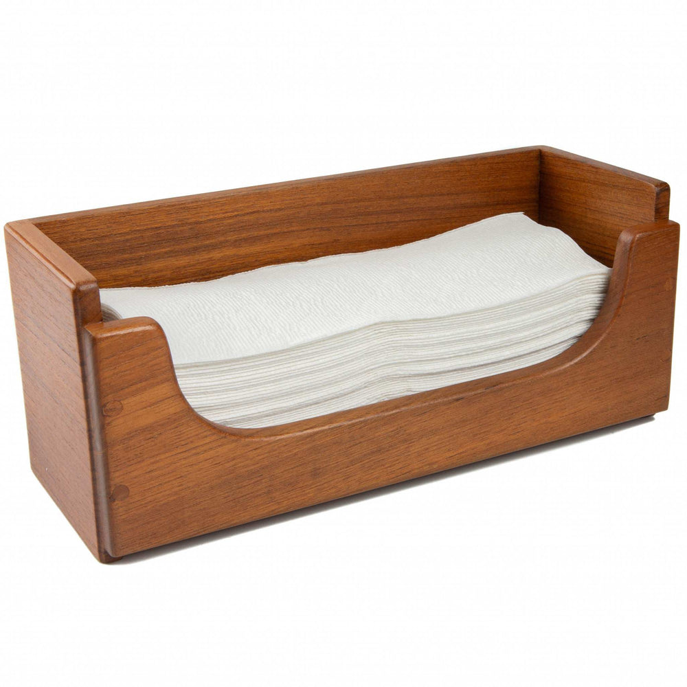 Traditional Solid Teak Guest Paper Towel Holder - Homeroots - Flyclothing LLC