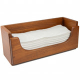 Traditional Solid Teak Guest Paper Towel Holder - Homeroots - Flyclothing LLC