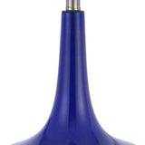 Set Of Two 26" Silver Metal Two Light Bedside Table Lamps With White Globe Shade - Homeroots - Flyclothing LLC