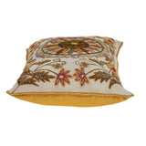 14" X 20" Beige Cotton Throw Pillow With Embroidery - Homeroots - Flyclothing LLC