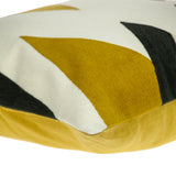 20" White and Black Cotton Throw Pillow - Homeroots - Flyclothing LLC