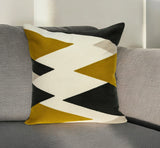 20" White and Black Cotton Throw Pillow - Homeroots - Flyclothing LLC