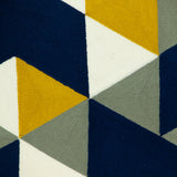 20" Blue and White Cotton Throw Pillow - Homeroots - Flyclothing LLC