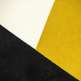 20" Black and Yellow Cotton Throw Pillow - Homeroots - Flyclothing LLC