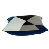 20" Gray and Black Cotton Throw Pillow - Homeroots - Flyclothing LLC