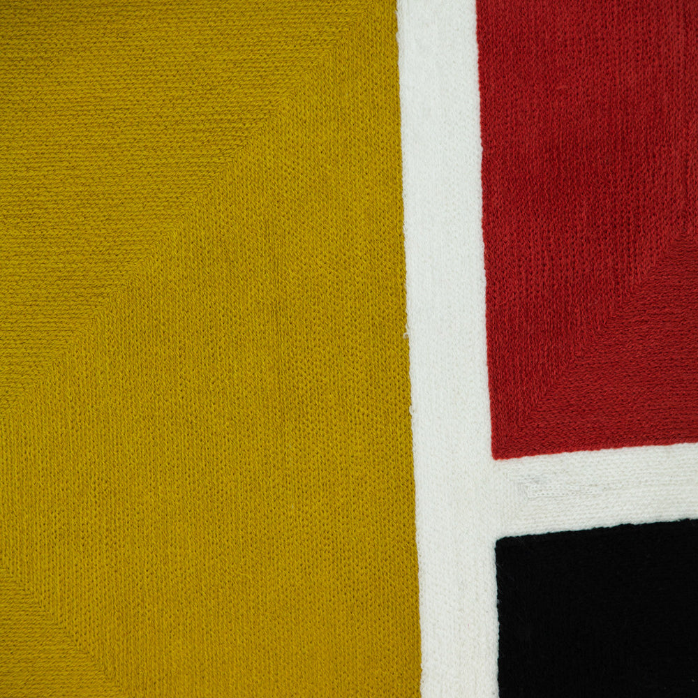 20" Mustard Yellow and Black Cotton Throw Pillow - Homeroots - Flyclothing LLC