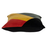 20" Mustard Yellow and Black Cotton Throw Pillow - Homeroots - Flyclothing LLC