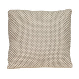 20" x 20" Beige and Pink Woven Square Accent Throw Pillow - Homeroots - Flyclothing LLC