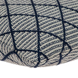 20" x 20" Blue Argyle Transitional Accent Throw Pillow - Homeroots - Flyclothing LLC