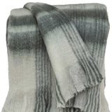 Transitional Gray and White Woven Handloom Throw - Homeroots - Flyclothing LLC