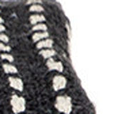 52" X 67" Black and White Woven Cotton Striped Throw Blanket with Tassels - Homeroots - Flyclothing LLC