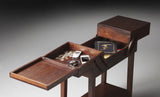 28" Dark Brown Solid Wood Rectangular End Table With Drawer And Shelf - Homeroots - Flyclothing LLC